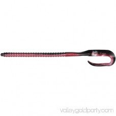 Berkley PowerBait Power Worm Soft Bait 7 Length, Strawberry Glitter Red, Per 13 551516589